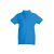 ADAM KIDS. Children's polo shirt, Kids, Piquet mesh 100% cotton: 195 g/m², Acqua blue, 2