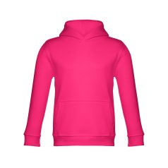   PHOENIX KIDS. Children's unisex hooded sweatshirt, Kids, 50% cotton and 50% polyester: 320 g/m², Pink, 10