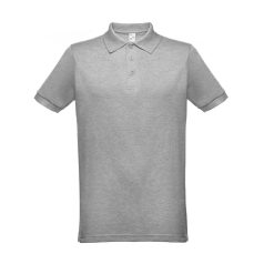   Tricou polo barbati, 22FEB2071, L, masculin, Bumbac, Poliester, Gri