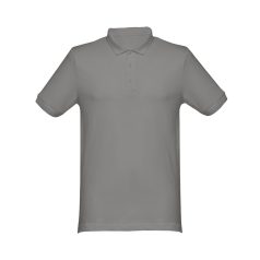 Tricou polo barbati, 22FEB2113, L, masculin, Bumbac, Gri