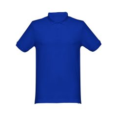   MONACO. Men's polo shirt, Male, Piquet mesh 100% cotton: 240 g/m². Colour 56: 85% cotton/15% viscose, Royal blue, L