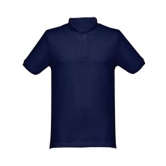   MONACO. Men's polo shirt, Male, Piquet mesh 100% cotton: 240 g/m². Colour 56: 85% cotton/15% viscose, Navy blue, XXL