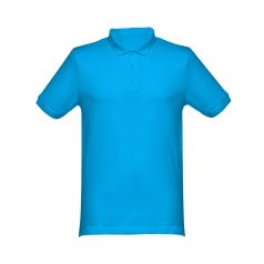   Tricou polo barbati, 22FEB2103, L, masculin, Bumbac, Albastru