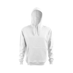   PHOENIX. Unisex hooded sweatshirt, Unisex, 50% cotton and 50% polyester: 320 g/m², White, XL