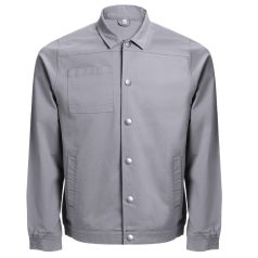   BRATISLAVA. Men's workwear jacket, Male, 98% cotton and 2% spandex: 240 g/m², Grey, 3XL