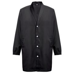   MINSK. Unisex workwear smock, Unisex, 20% cotton and 80% polyester: 190 g/m², Black, M