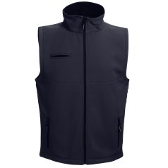   BAKU. Unisex softshell vest, Unisex, 96% polyester and 4% spandex (2 layers): 280 g/m², Navy blue, L