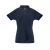 Tricou Polo, Dama, maneca scurta, TH Clothes, 2401E12521, Bumbac, Poliester, Albastru, L