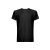 Tricou 42FEB234783, THC Tube, Poliester, Elastan, Unisex, Negru, L