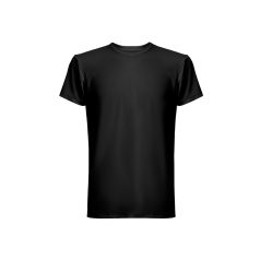   Tricou 42FEB234786, THC Tube, Poliester, Elastan, Unisex, Negru, XL