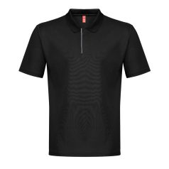   Tricou Polo, Barbati, maneca scurta, TH Clothes, 2401E12537, Poliester, Negru, 3XL