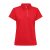 Tricou Polo, Dama, maneca scurta, TH Clothes, 2401E12580, Poliester, Rosu, M