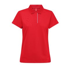   Tricou Polo, Dama, maneca scurta, TH Clothes, 2401E12581, Poliester, Rosu, S