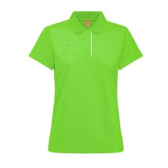   Tricou Polo, Dama, maneca scurta, TH Clothes, 2401E12597, Poliester, Verde lime, L