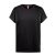 Tricou la baza gatului, Dama, maneca scurta, TH Clothes, 2401E12941, Bumbac, Negru, S