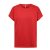 Tricou la baza gatului, Dama, maneca scurta, TH Clothes, 2401E12951, Bumbac, Rosu, L