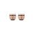 Set 2 cesti de cafea, Bodum, 42FEB231177, 100 ml, 63x62x63 mm, Sticla, Bambus, Natur