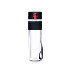   Sticla de apa bidon sport, Bodum, 42FEB230914, 450 ml, 89x253x71 mm, Plastic, Silicon, Negru