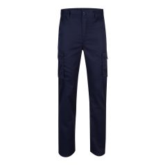   Pantaloni stretch cu buzunare multiple, Unisex, 2502E12458, Velilla, Bumbac, Poliester, Albastru marin, 50