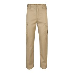   Pantaloni stretch cu buzunare multiple, Unisex, 2502E13042, Velilla, Bumbac, Poliester, Natur deschis, 34