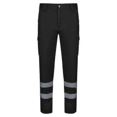   Pantaloni extensibili cu mai multe buzunare, Unisex, 2502E11385, Velilla, Bumbac, Poliester, Negru, 38