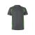 Tricou tehnic bicolor, Unisex, 2502E13311, Velilla, Poliester, Bumbac, Gri, L