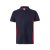 Tricou polo pique bicolor cu maneca scurta, Unisex, 2502E13373, Velilla, Bumbac, Poliester, Albastru, 3XL