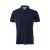 Tricou polo pique bicolor cu maneca scurta, Unisex, 2502E13369, Velilla, Bumbac, Poliester, Albastru, 2XL