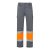 Pantaloni din twill bicolor cu buzunare multiple, Unisex, 2502E13154, Velilla, Poliester, Bumbac, Gri, L