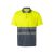 Tricou polo bicolor cu maneci scurte, Unisex, 2502E11264, Velilla, Poliester, Gri, 2XL