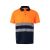 Tricou polo bicolor cu maneci scurte, Unisex, 2502E11247, Velilla, Poliester, Albastru, 2XL