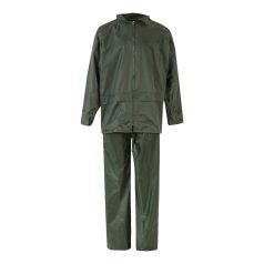   Costum de ploaie din doua piese, Unisex, 2502E13271, Velilla, Poliester, Bumbac, Verde, 2XL