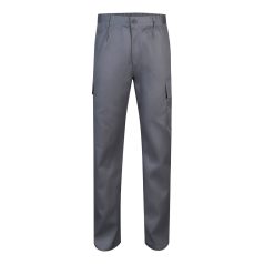   Pantaloni din twill cu buzunare multiple, Unisex, 2502E10801, Velilla, Poliester, Bumbac, Gri, 38