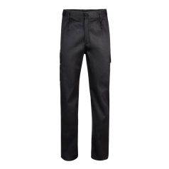   Pantaloni din twill cu mai multe buzunare, Unisex, 2502E12691, Velilla, Poliester, Bumbac, Negru, 36