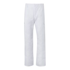   Pantaloni din twill cu mai multe buzunare, Unisex, 2502E12587, Velilla, Poliester, Bumbac, Alb, 38