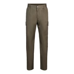   Pantaloni din twill cu mai multe buzunare, Unisex, 2502E12722, Velilla, Poliester, Bumbac, Verde armata, 38