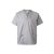 Tunica medicala din twill cu maneci scurte, Unisex, 2502E12279, Velilla, Poliester, Bumbac, Gri deschis, 2XL