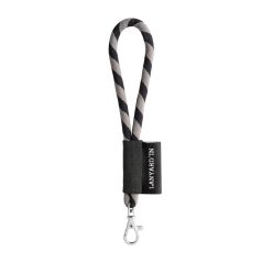   Lanyard, 2502E14301, Lanyard'IN, ⌀7 x 470 mm, Poliamida, Negru