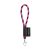 Lanyard, 2502E14302, Lanyard'IN, ⌀7 x 470 mm, Poliamida, Negru