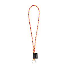   Lanyard, 2502E14298, Lanyard'IN, ⌀7 x 470 mm, Poliamida, Galben hexacrom