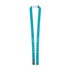   Suport masca, 2410E22014, Lanyard'IN, 15 x 375 mm, rPET, Alb