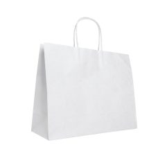 Bag, Kraft paper: 100 g/m², White