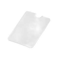   Portcard cu protectie RFID, 92x63 mm, pentru un singur card, Everestus, 20FEB0416, Aluminiu, Alb