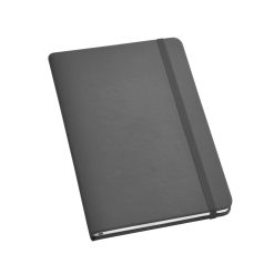 Notepad, Imitation leather, Grey