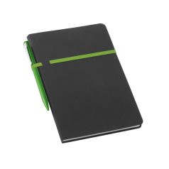   Agenda B5 cu pagini veline, Everestus, DS01, piele ecologica, verde