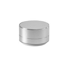 Speaker with microphone, Aluminium, Satin silver