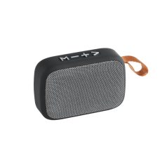   Speaker with microphone, ABS and polyester fabric, Heather grey