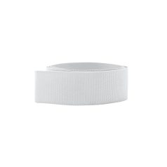 Ribbon for hat, 100% polyester, White