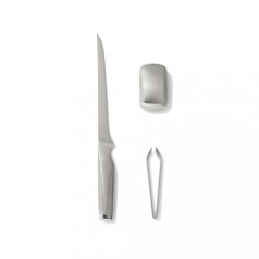   Set cutit fillet, Vinga, 42FEB232041, 33x1.8x2.7 cm, Otel, Argintiu