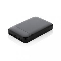   Powerbank 5000 mAh, USB-C, Micro USB, 2401E16338, Everestus, 9.8x6.5x1.6 cm, ABS, Negru